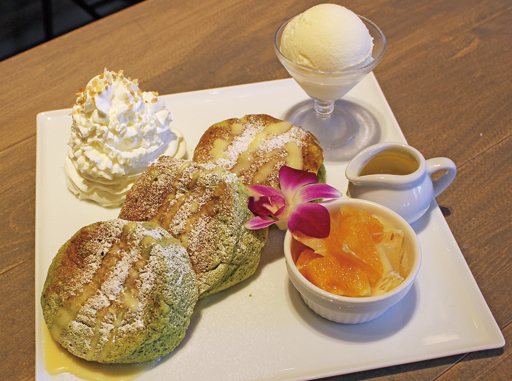 小田原産柑橘と足柄茶のパンケーキ 9月イチウマパンケーキ特集 湘南パンケーキ 洋菓子 小田原市 湘南ナビ 小田原産柑橘と足柄茶のパンケーキ 9月イチウマパンケーキ特集 湘南パンケーキ 洋菓子 小田原市 湘南ナビ