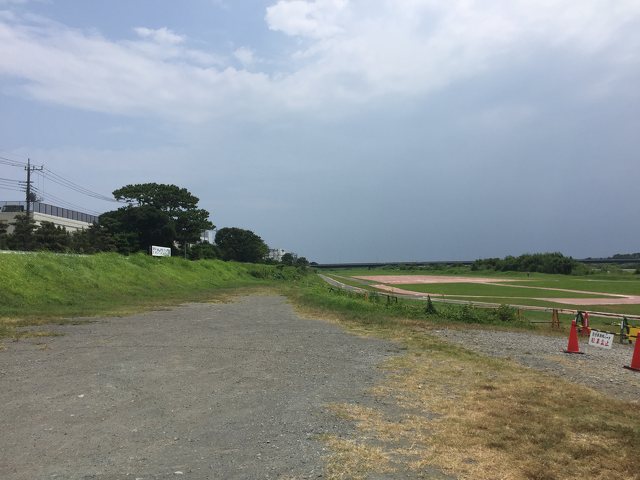 酒匂川左岸サイクリング場の写真