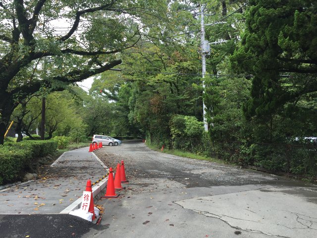 梅林臨時駐車場の写真