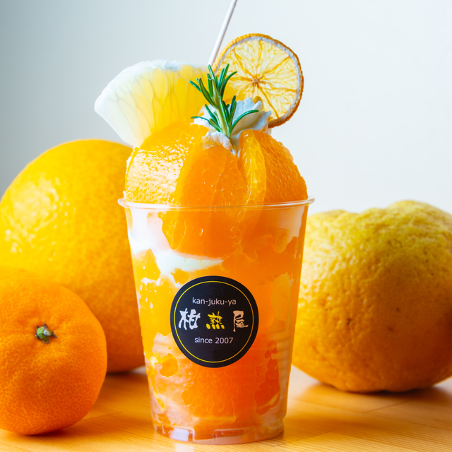 パフェ - 8月ひんやりスイーツ - みかん専門店 柑熟屋 - カフェ